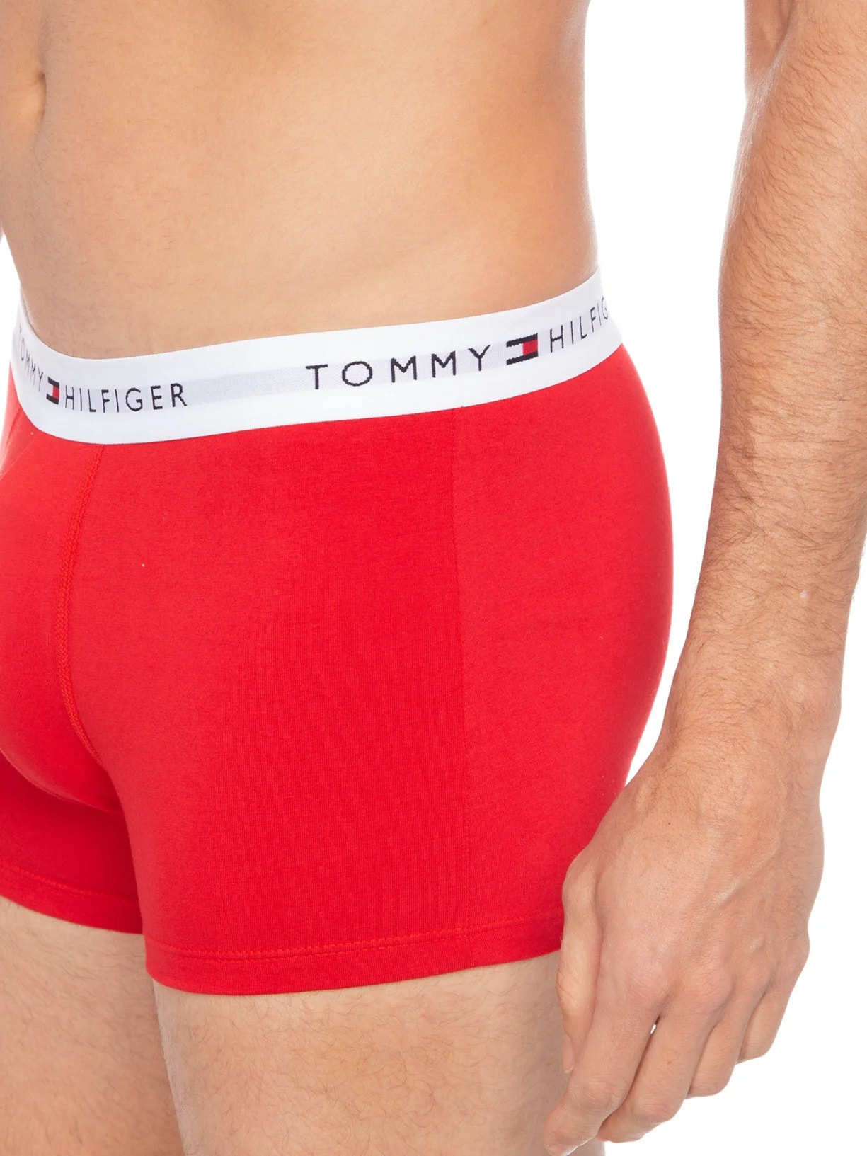 Kit com 3 Cuecas Boxer Cinza Tommy Hilfiger