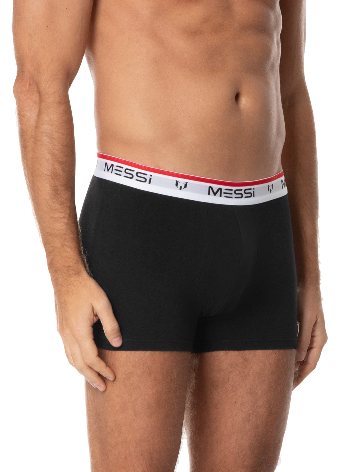 Kit Com 3 Cuecas Boxer Cotton Preto Casa Das Cuecas