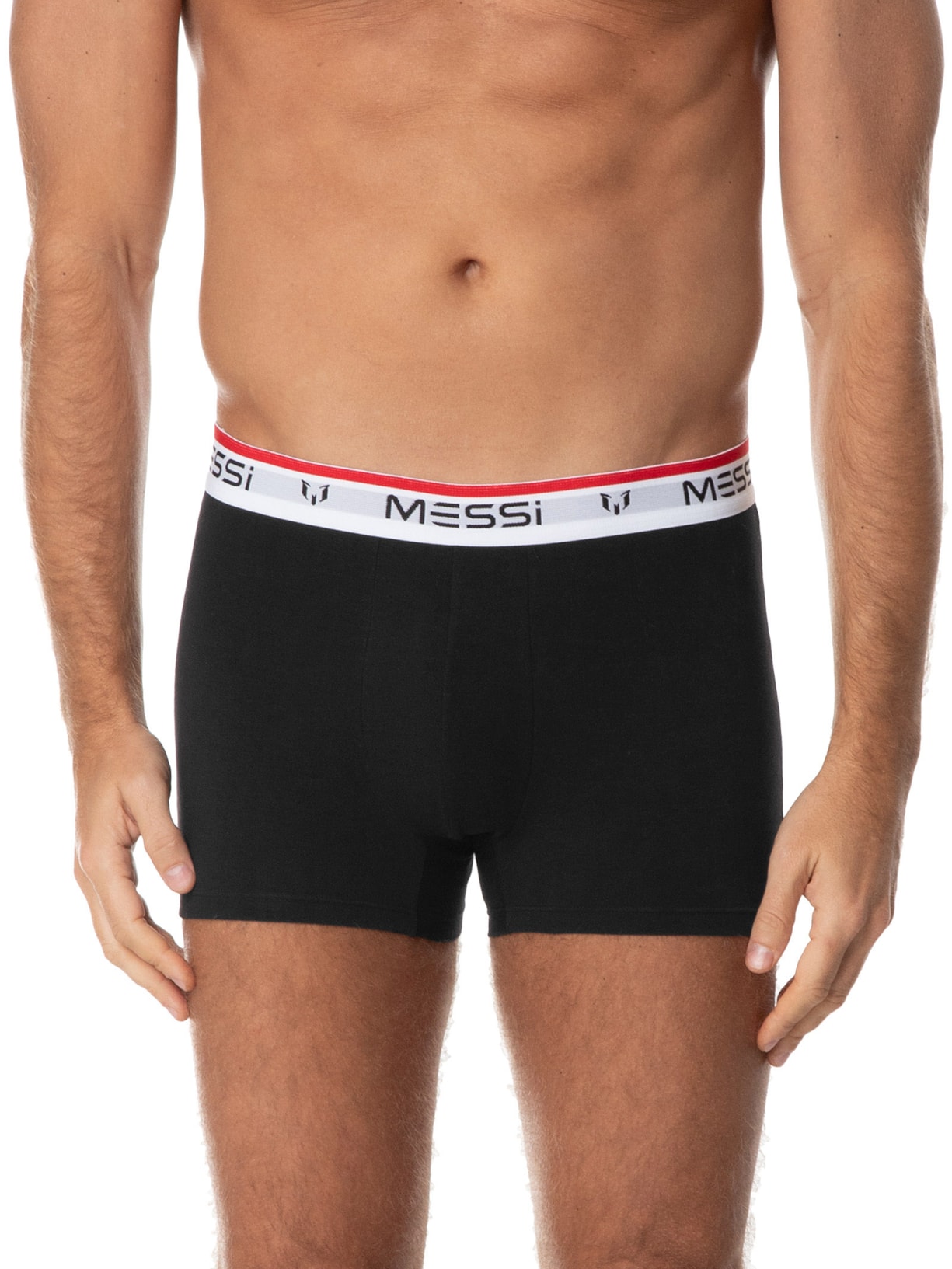 Kit Com 3 Cuecas Boxer Cotton Preto Casa Das Cuecas