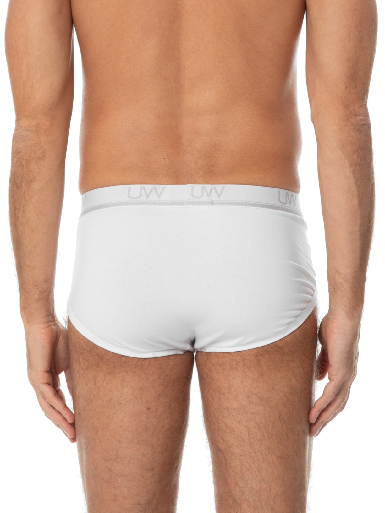 Kit Com 3 Cuecas Slip Algodão Cool Branco Casa Das Cuecas