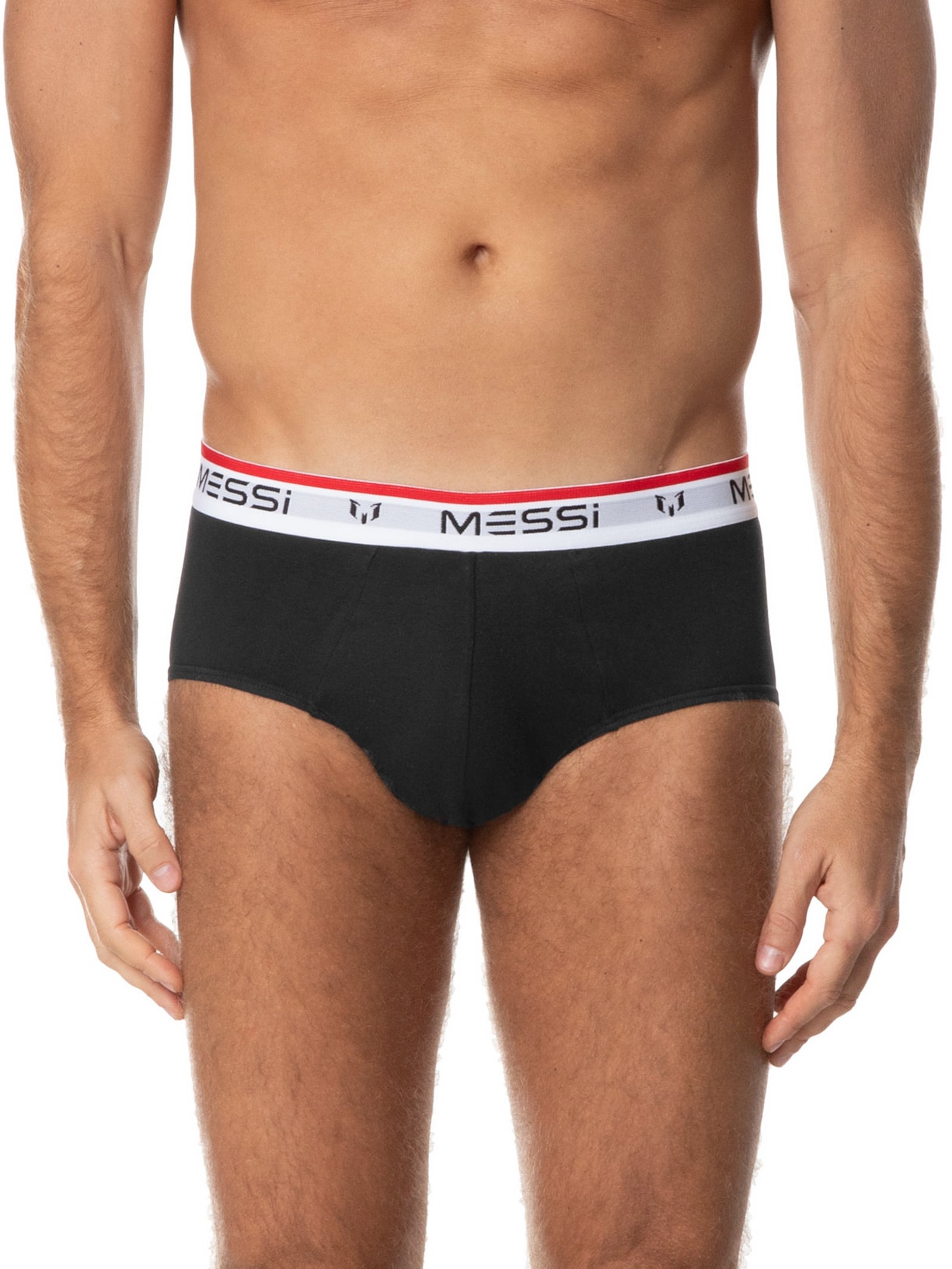 Kit Com 3 Cuecas Slip Cotton Preto Casa Das Cuecas