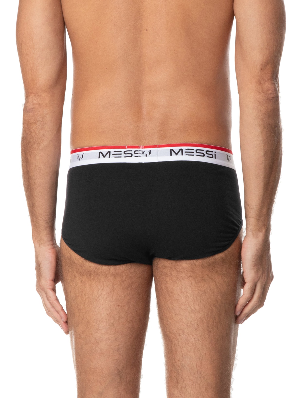 Kit Com 3 Cuecas Slip Cotton Preto Casa Das Cuecas