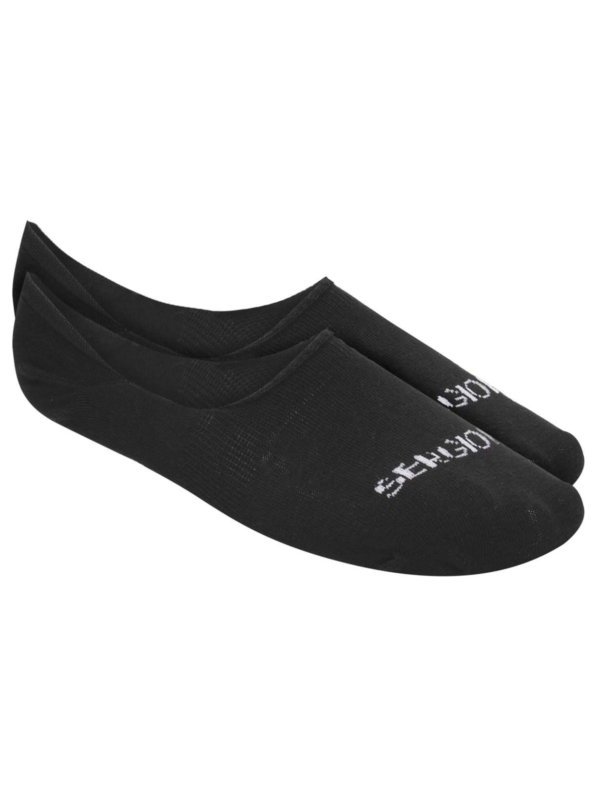 Kit com 3 Meias Masculinas de Algodão - Preto