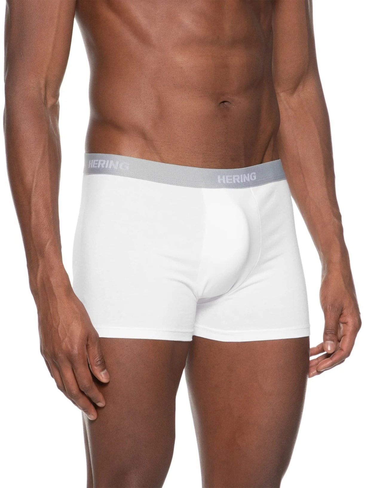 Kit Com 5 Cuecas Boxer Branco Hering Intimates