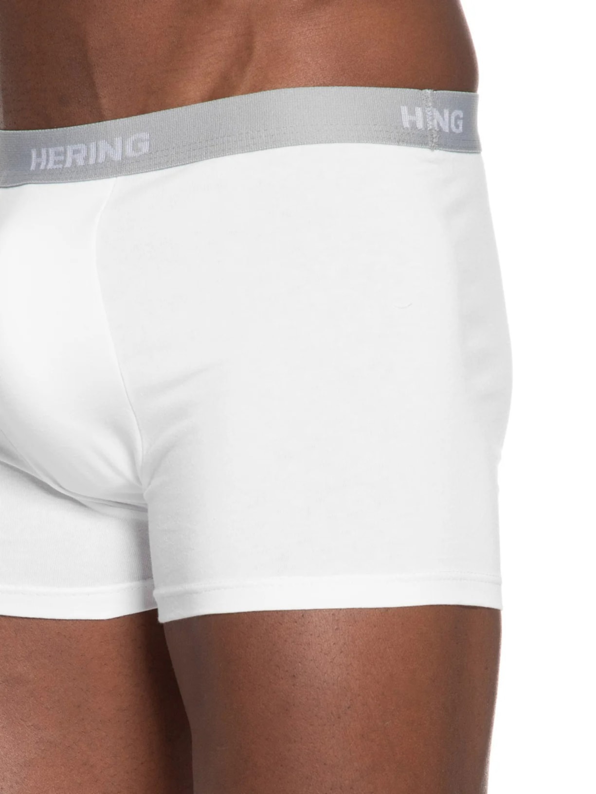 Kit Com 5 Cuecas Boxer Branco Hering Intimates