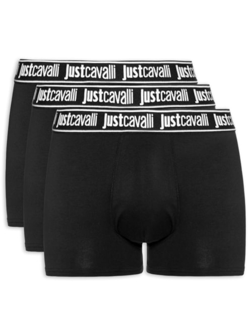 Kit Cueca 3 Pack Boxer - Preto