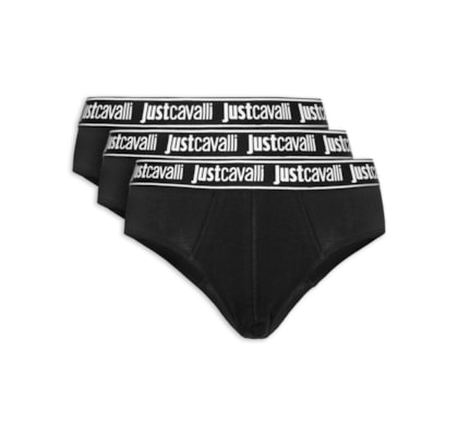 Kit Cueca 3 Pack Slip - Preto