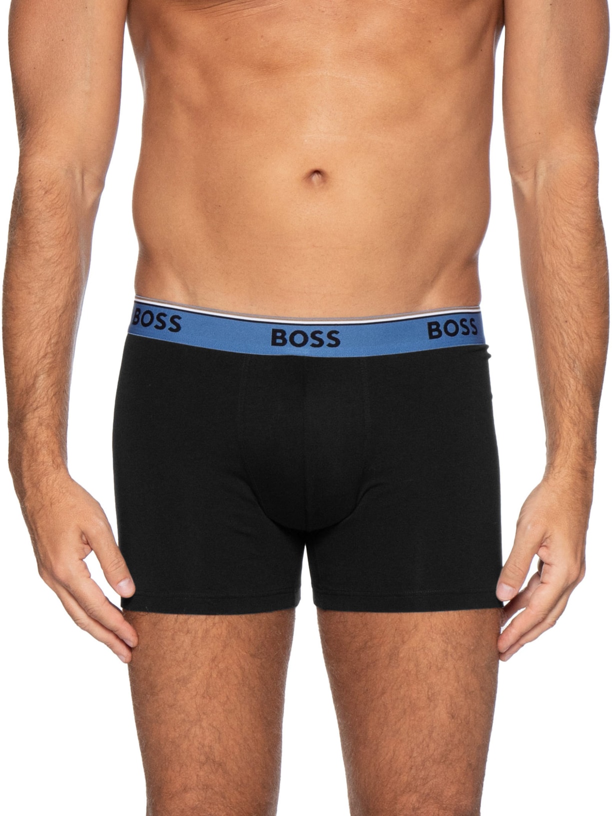 Kit Cueca Boxer Br Power 3p Preto Boss