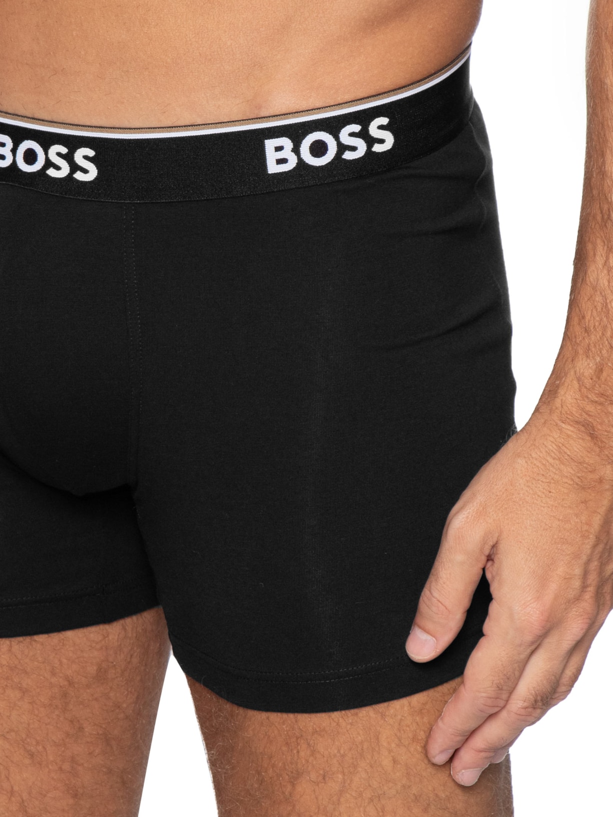 Kit Cueca Boxer Br Power 3p Preto Boss