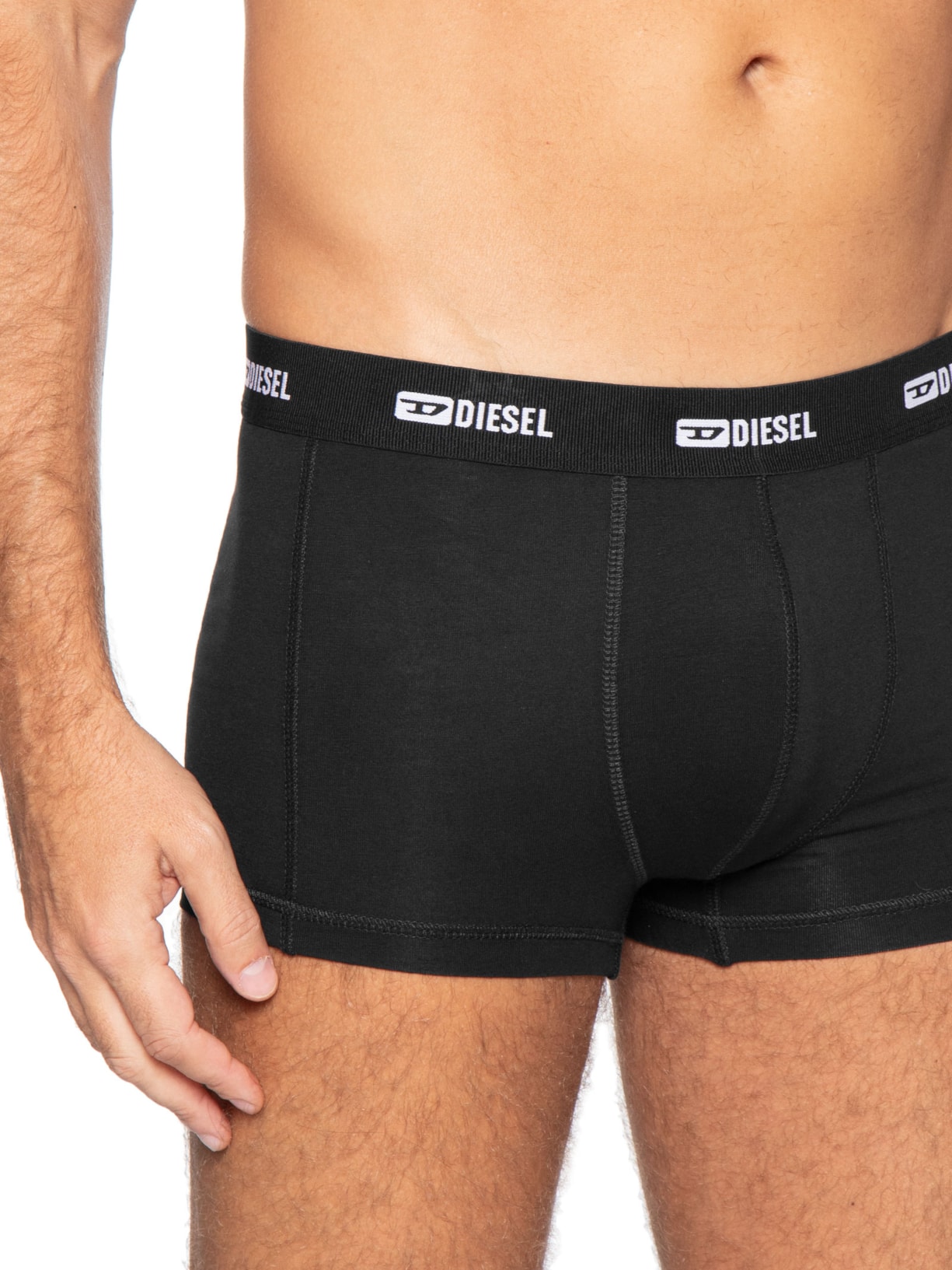 Kit Cueca Boxer Masculina Preto Diesel