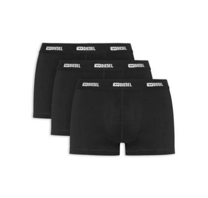 Kit Cueca Boxer Masculina - Preto