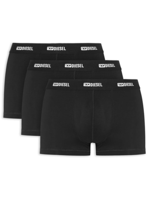 Kit Cueca Boxer Masculina - Preto