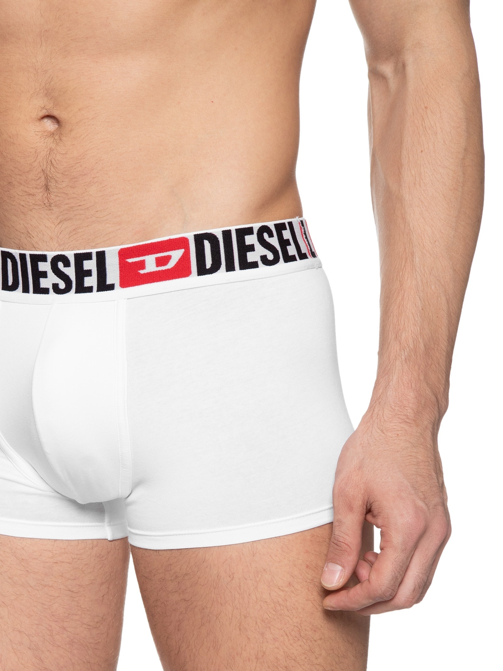 Diesel - Kit Cueca Boxer Umbx Damien Threepack - Branco