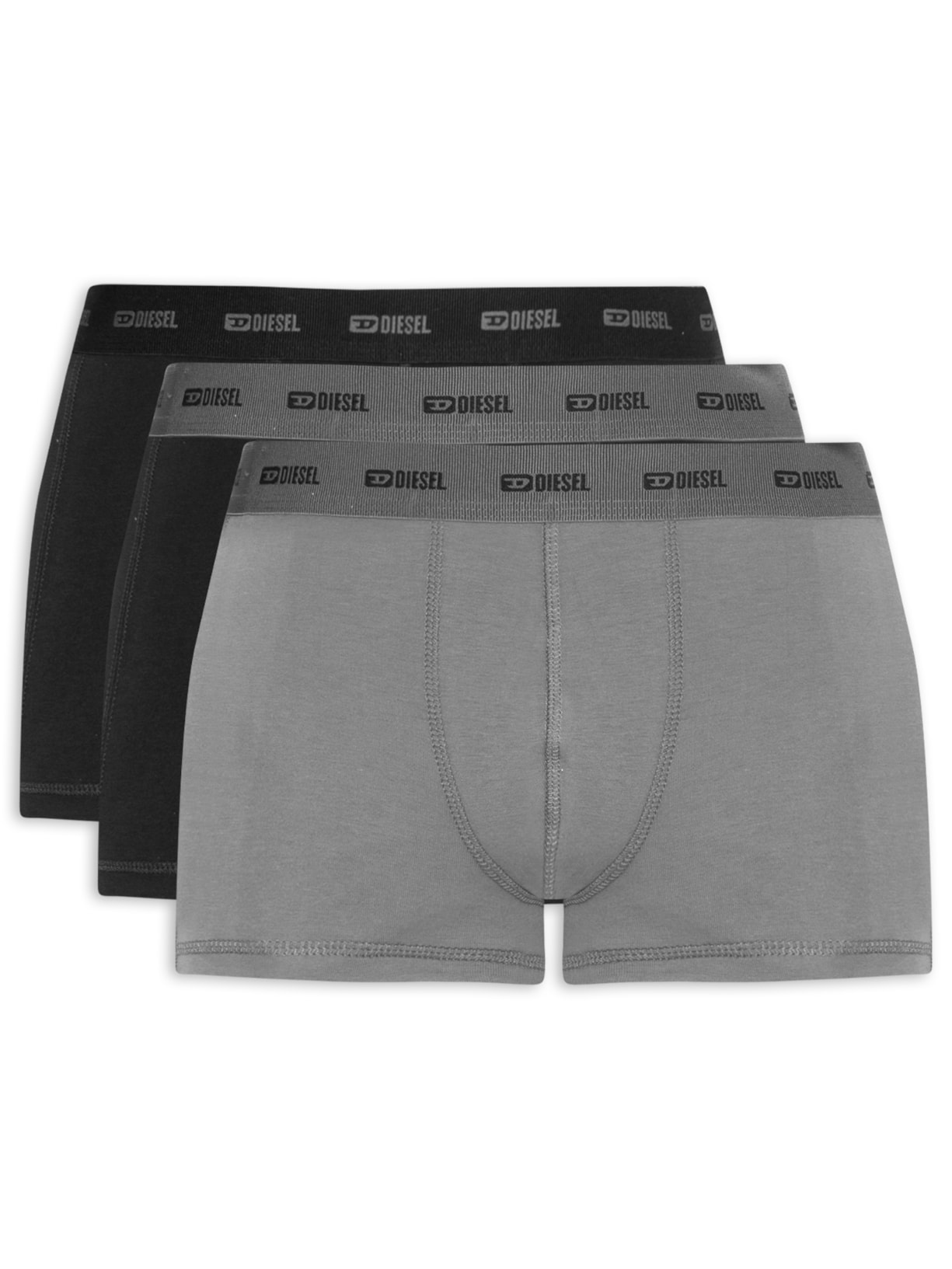 Kit Cueca Masculina Boxer Damen-Utlt - Cinza