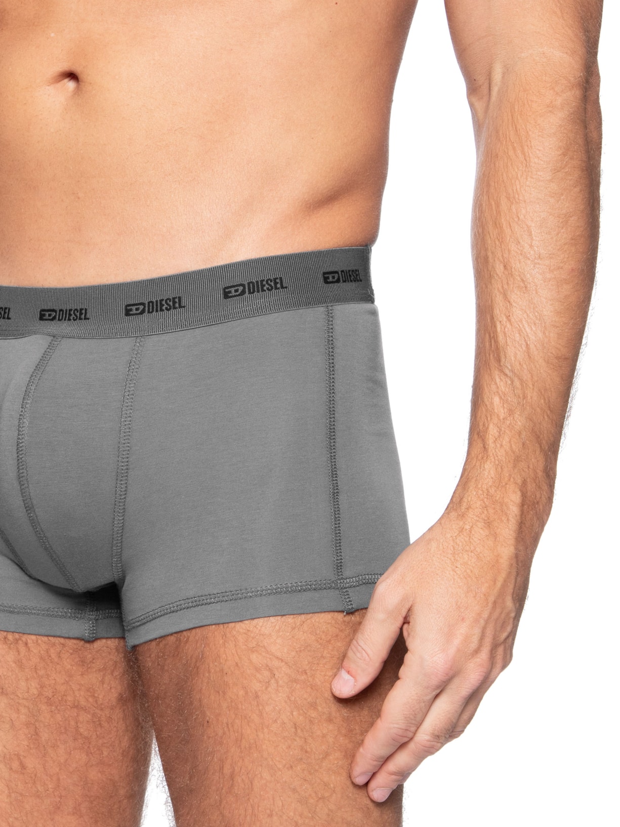 Kit Cueca Masculina Boxer Damen-Utlt Cinza Diesel