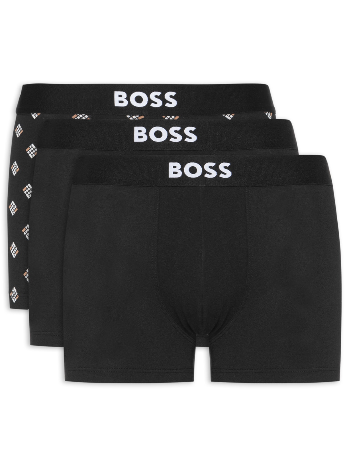 Kit Cueca Trunk 3 Peças One - Preto
