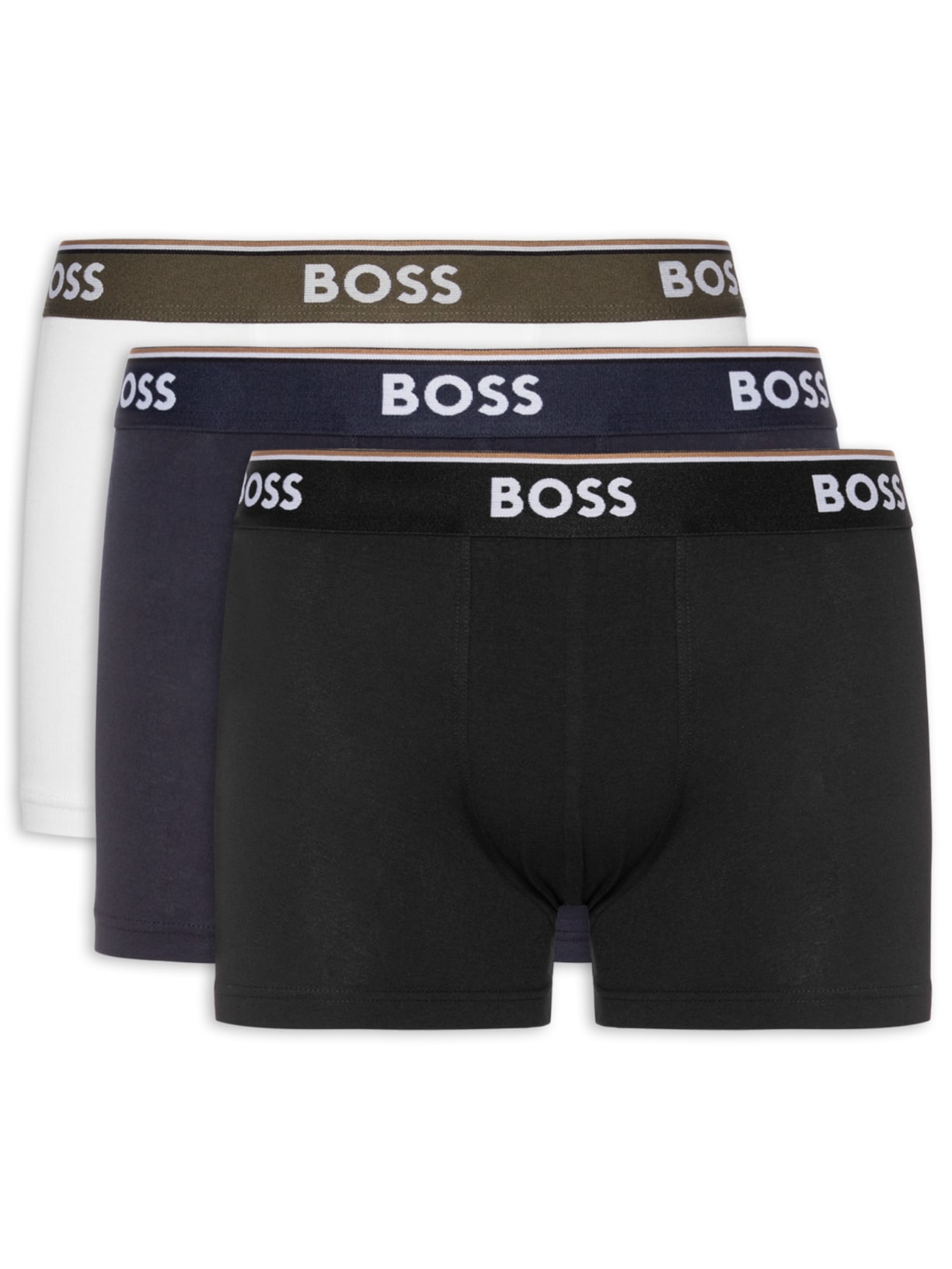 Kit Cueca Trunk 3 Peças Power Preto Boss