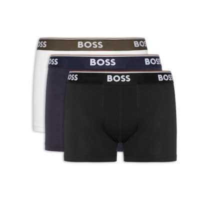 Kit Cueca Trunk 3 Peças Power - Preto