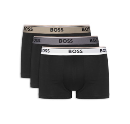KIt Cueca Trunk 3 Peças Power - Preto