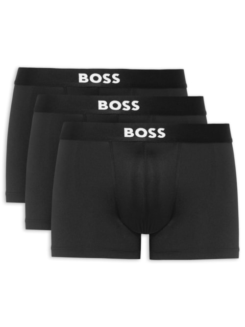 Kit Cueca Trunk Micro One 3P - Preto