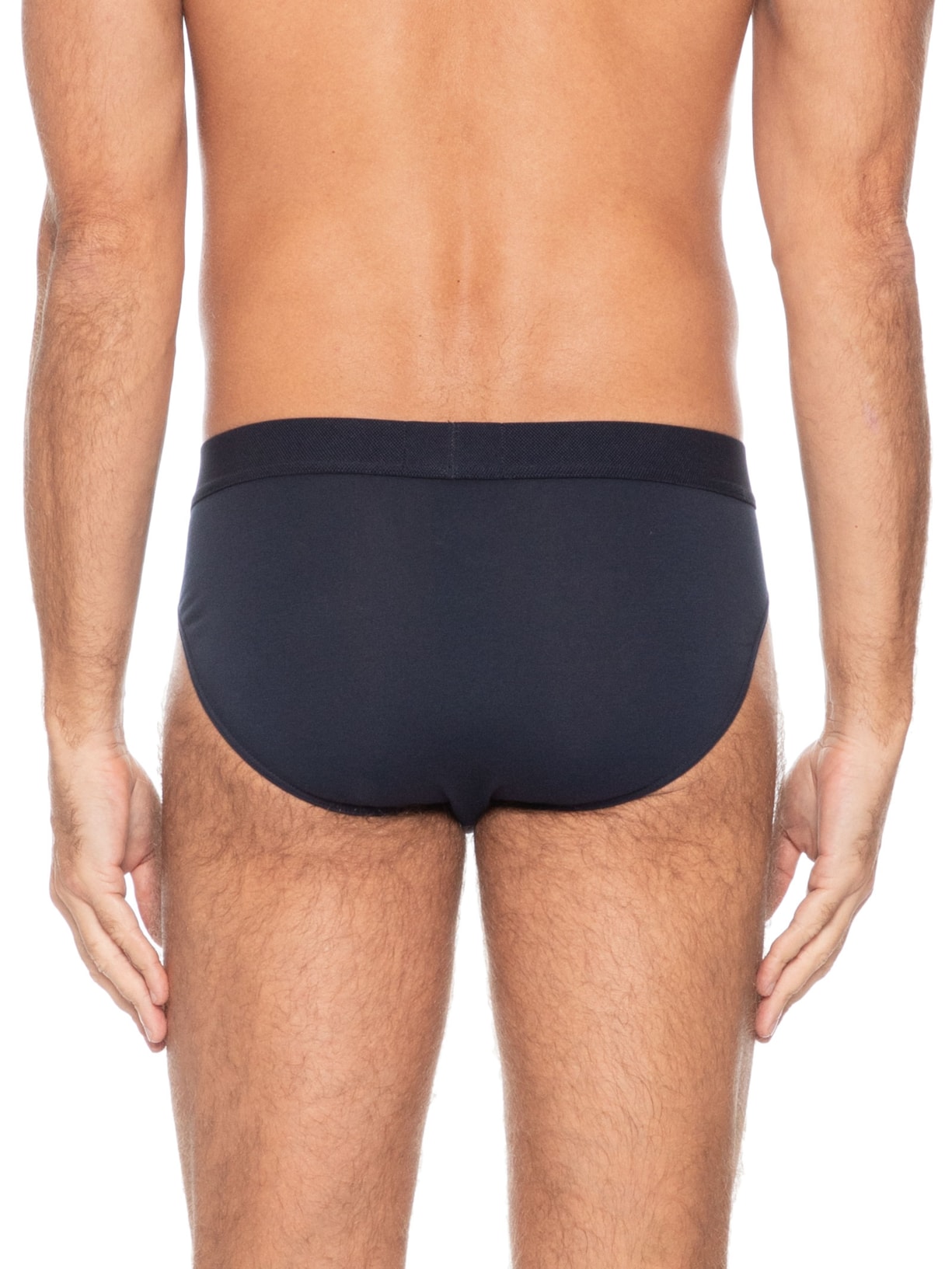 Kit Cuecas Slip Elástico EA Azul Emporio Armani Bodywear