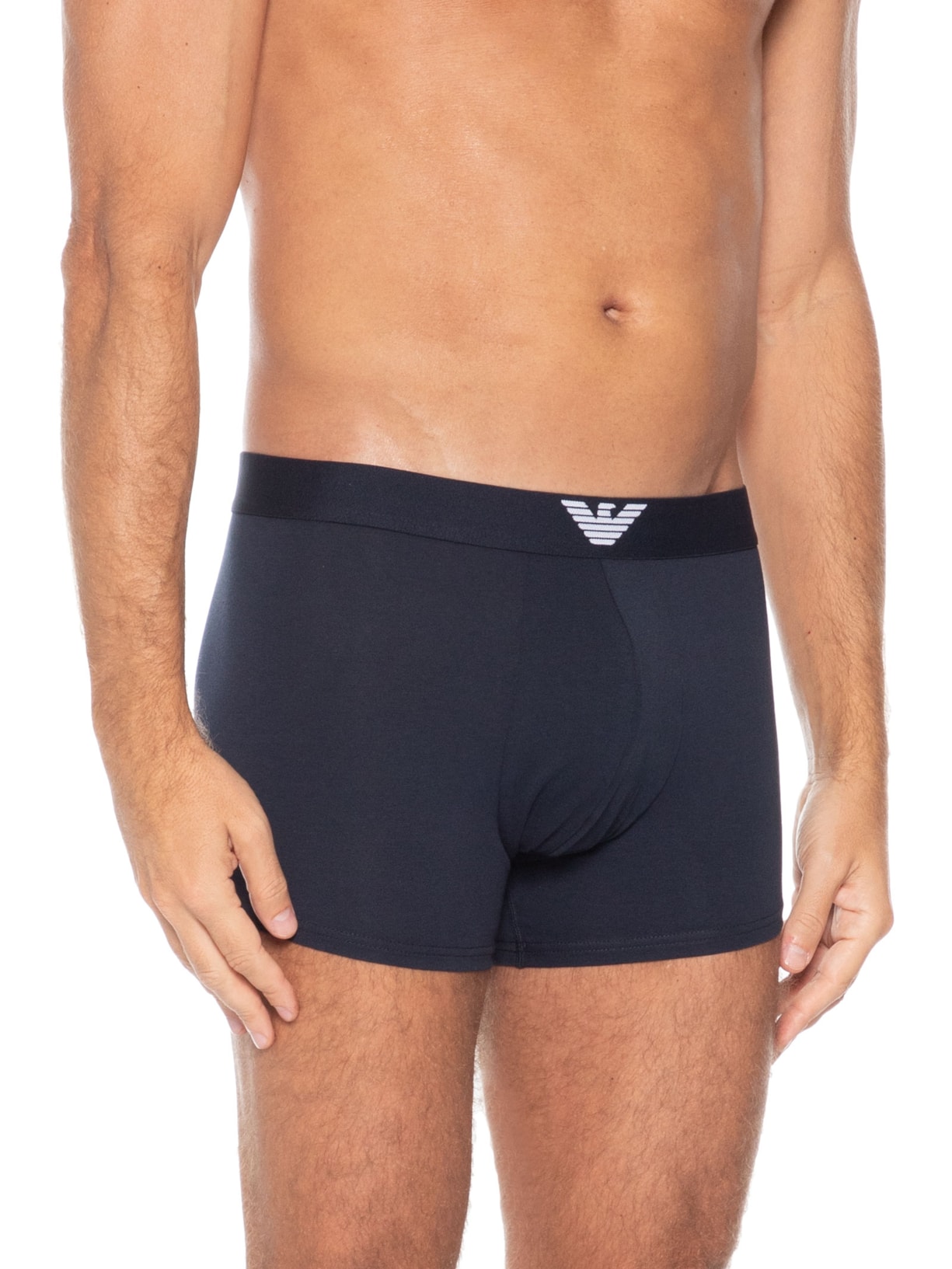 Kit Cuecas Trunk Logo Águia Azul Emporio Armani Bodywear