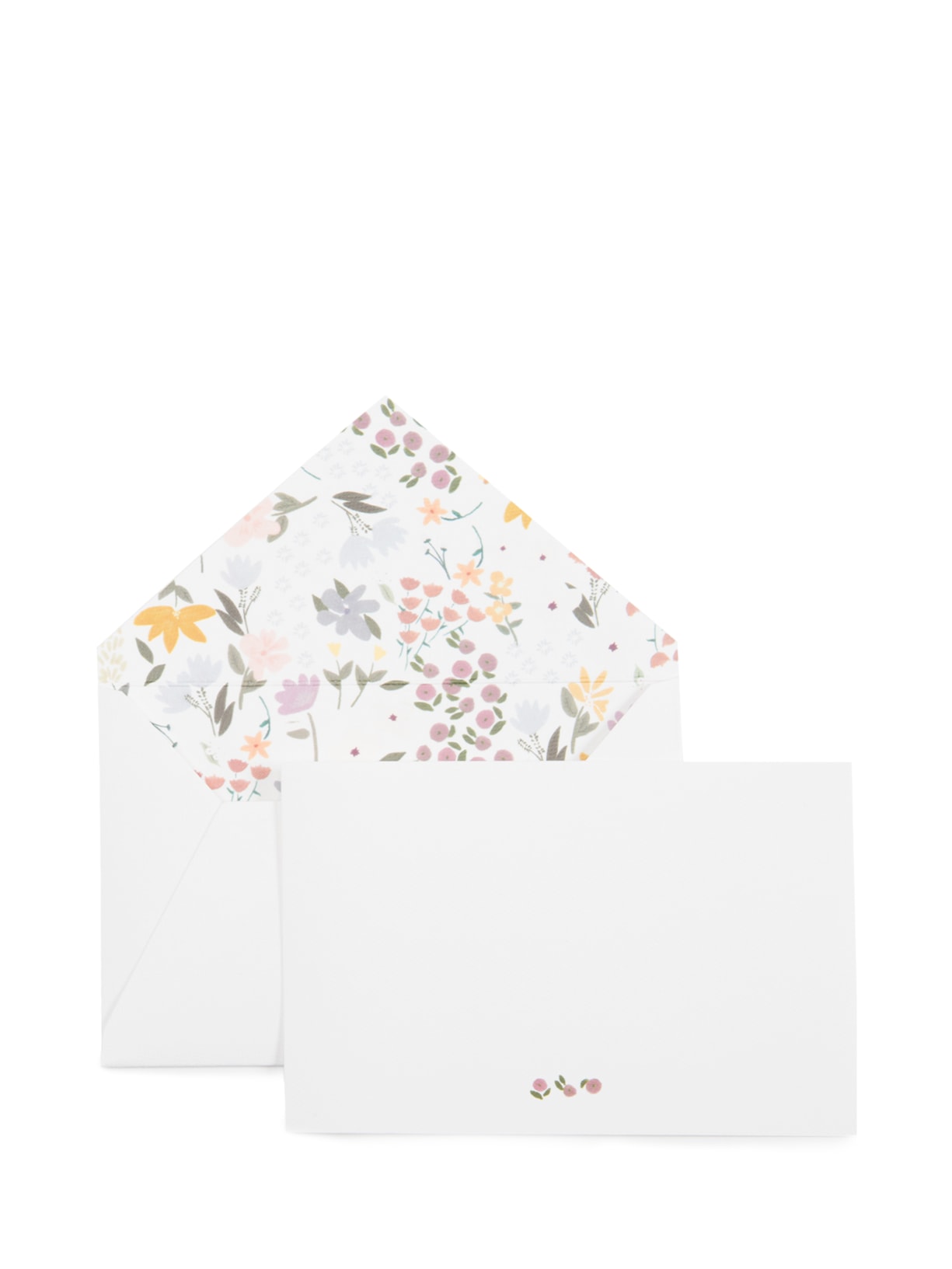 Kit de 10 Cartões De Agradecimento Dots Em Papel Markatto Concetto - Branco