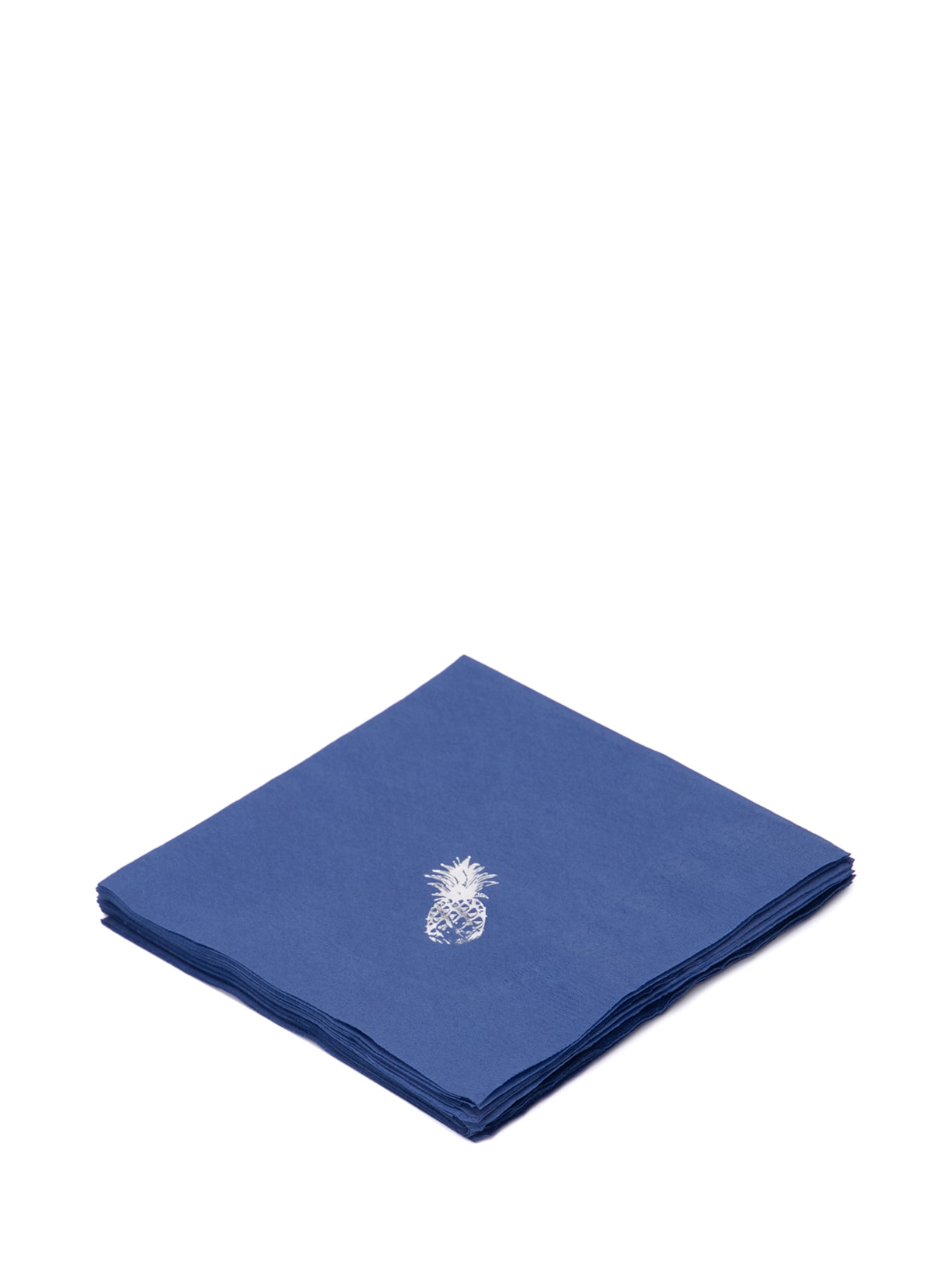 Kit de 12 Guardanapos De Papel Abacaxi Azul Easy Home Design