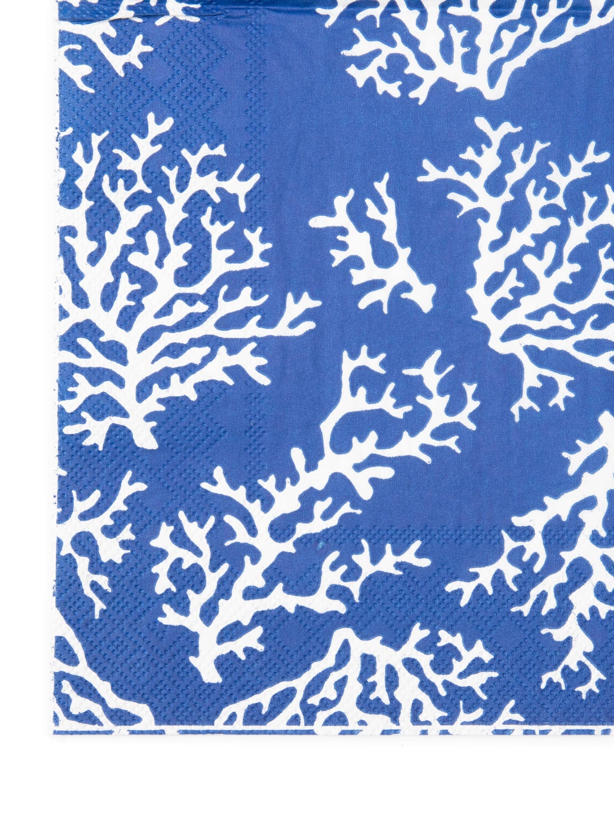 Kit De 12 Guardanapos De Papel Coral Azul Easy Home Design