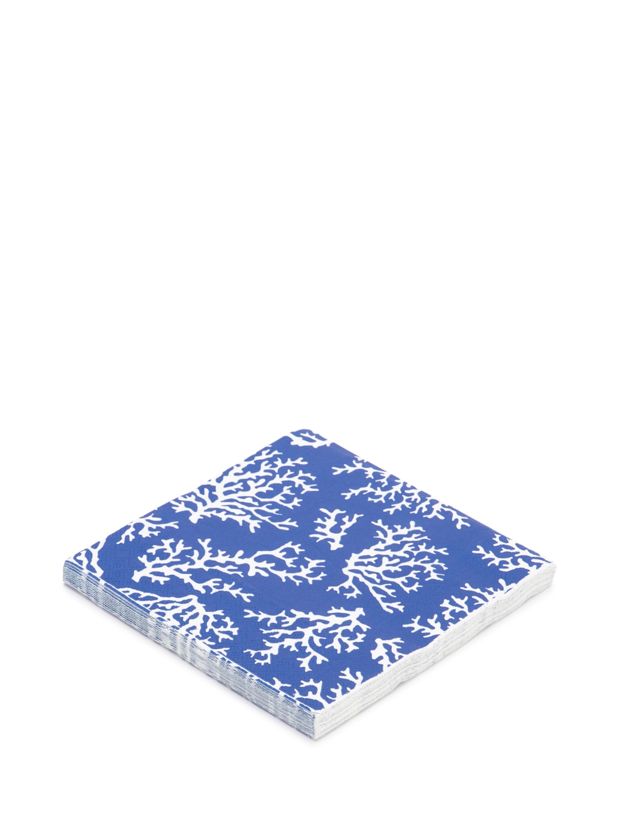 Kit De 12 Guardanapos De Papel Coral Azul Easy Home Design