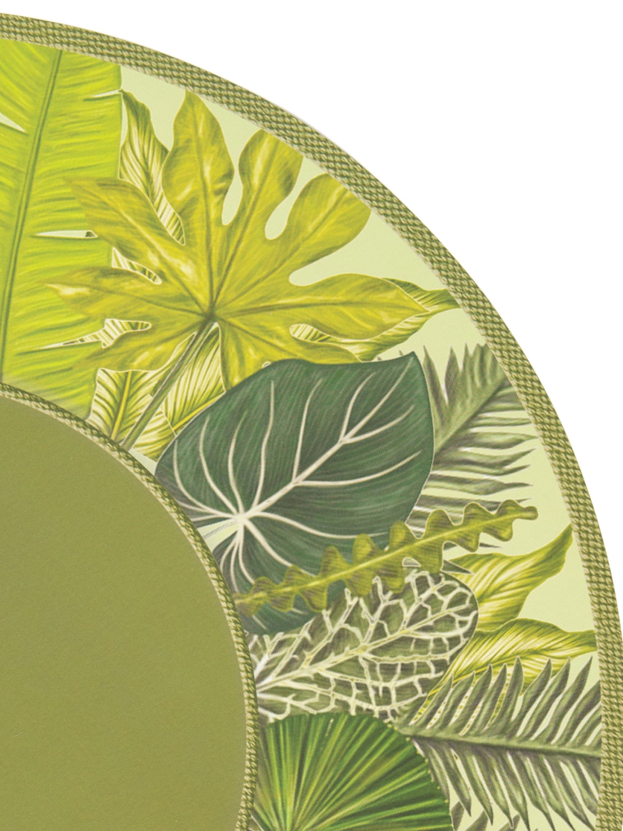 Kit de 12 Jogos Americanos Jungle Em Papel Verde Easy Home Design