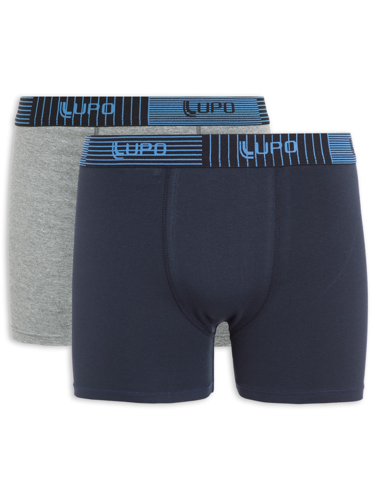 Kit De 2 Cuecas Boxer - Azul