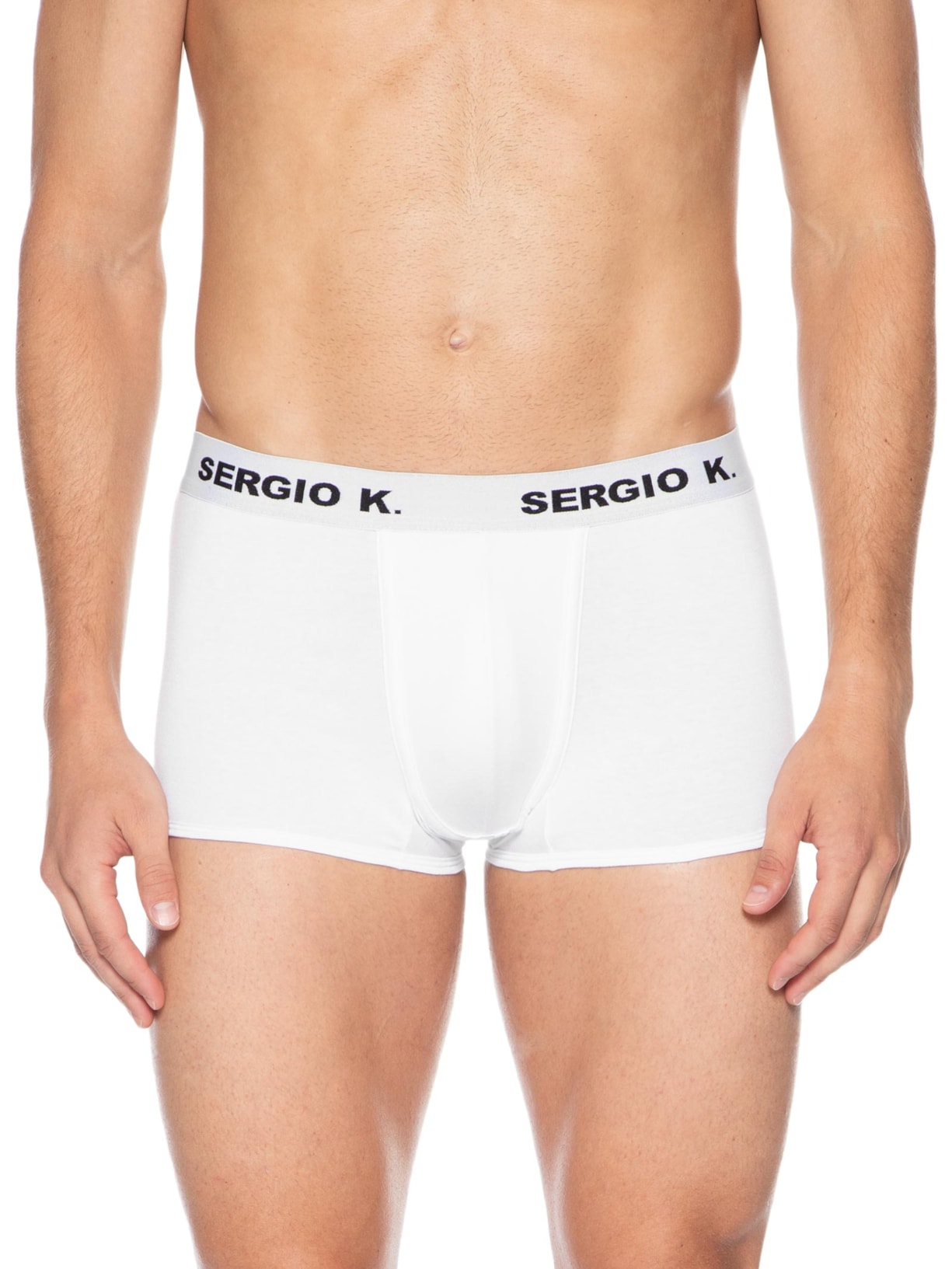 Kit De 2 Cuecas Boxer Branco Sergio K