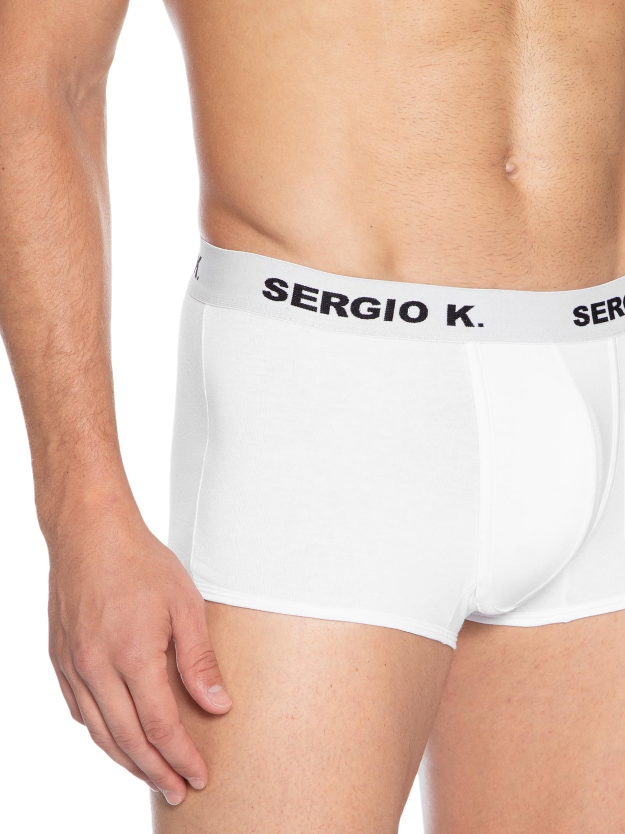 Kit De 2 Cuecas Boxer Branco Sergio K