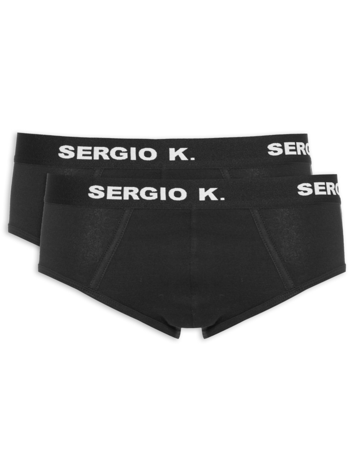 Kit De 2 Cuecas Slip - Preto