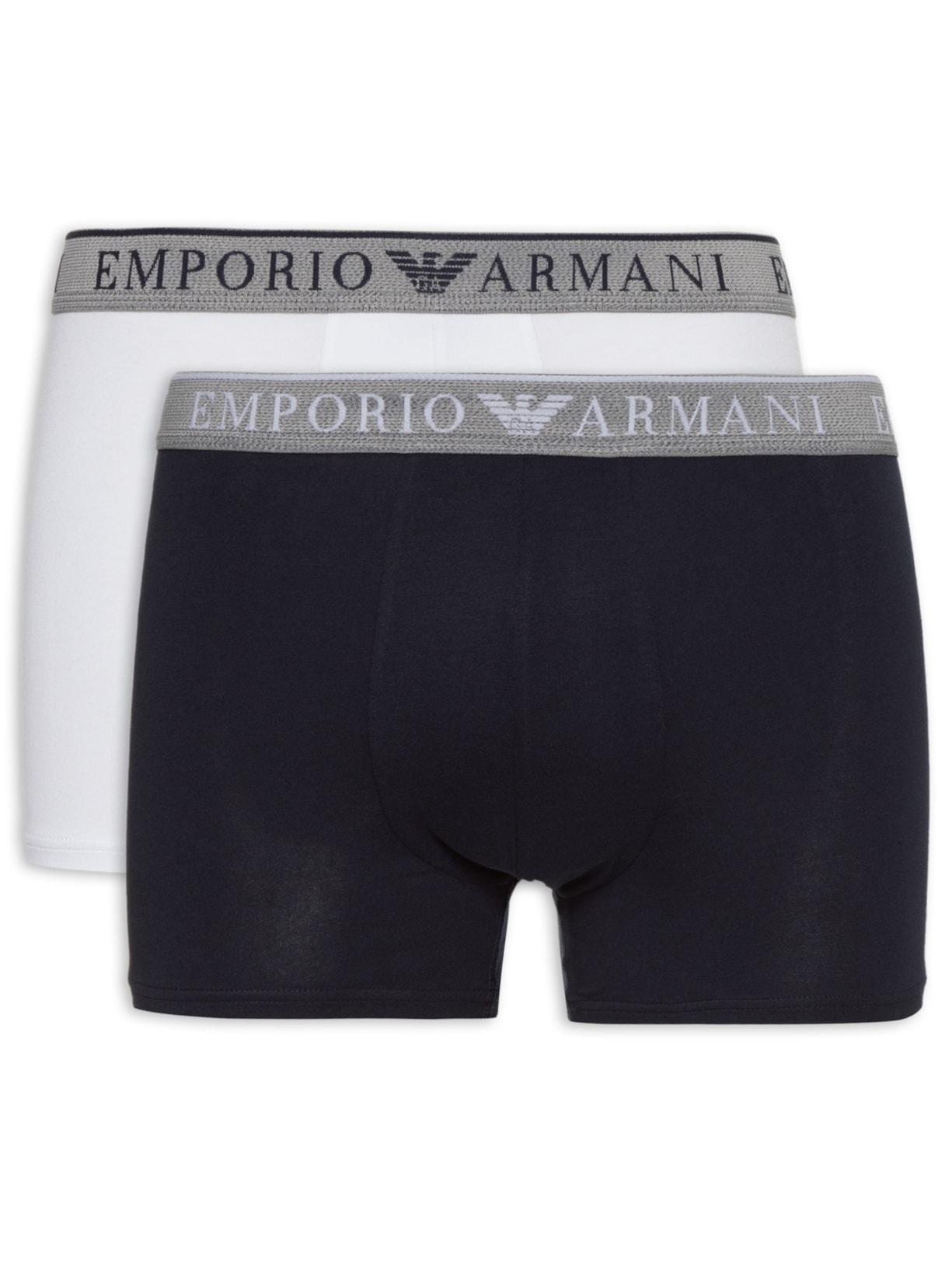 Kit De 2 Cuecas Trunk Emporio Armani Bodywear