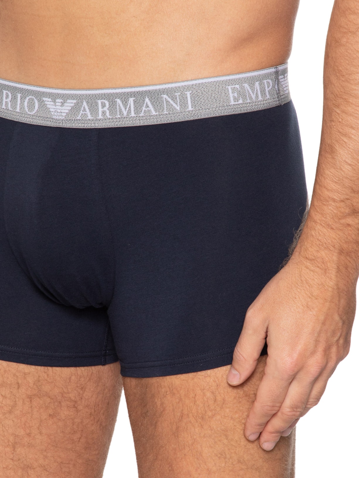 Kit De 2 Cuecas Trunk Emporio Armani Bodywear