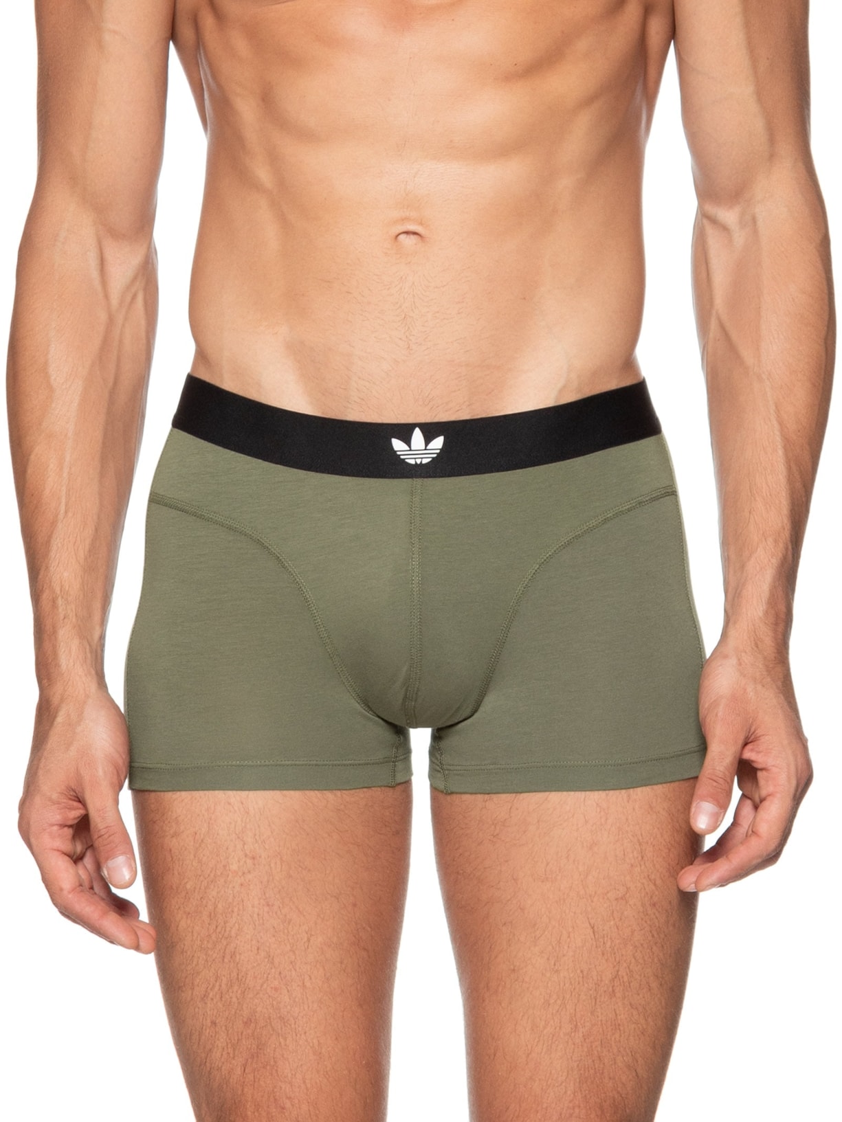 KIt de 2 cuecas Trunk Confort Flex Cotto Preto Adidas Originals Underwear