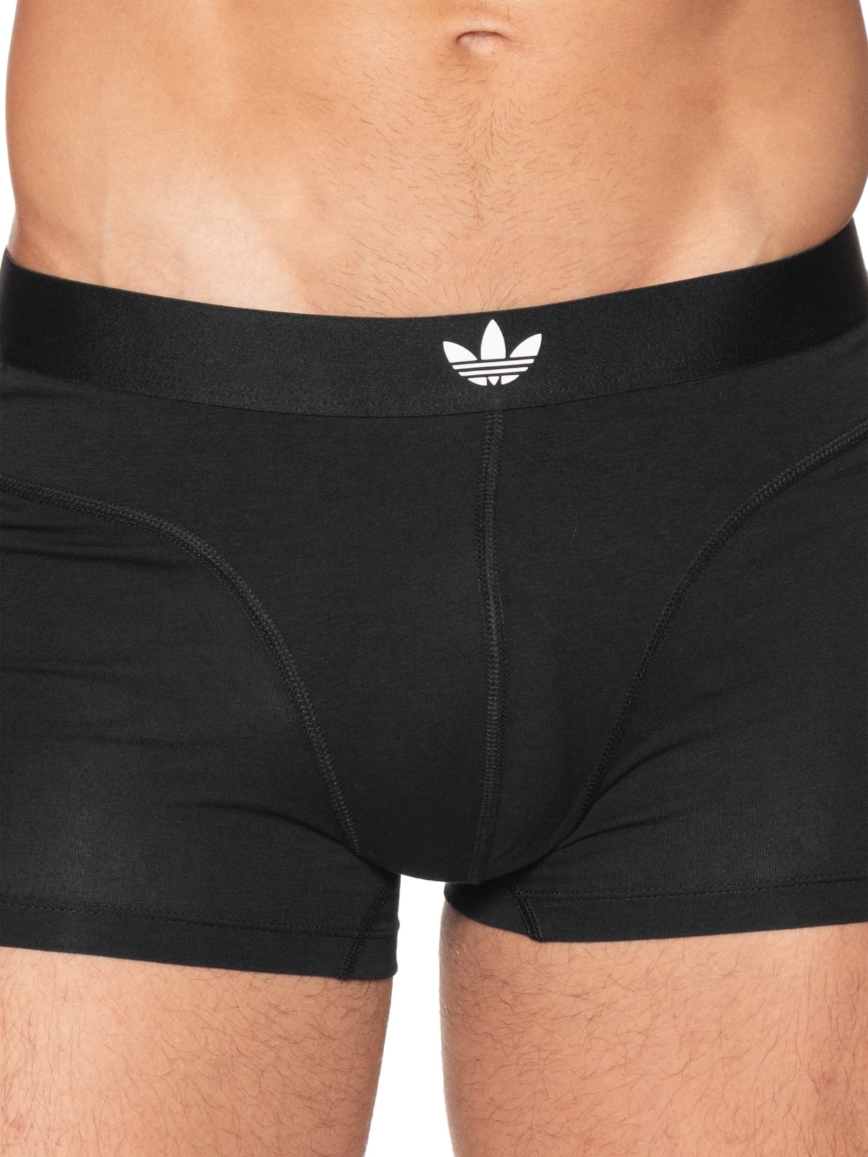 KIt de 2 cuecas Trunk Confort Flex Cotto Preto Adidas Originals Underwear