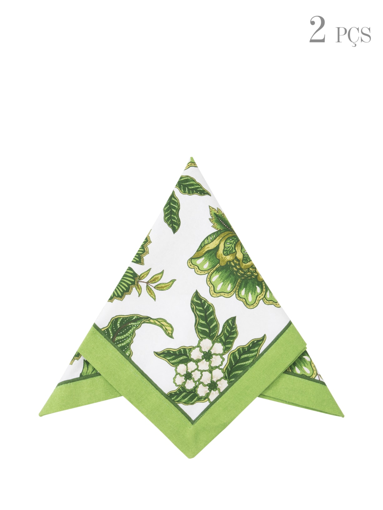 Kit de 2 Guardanapos Estampados Sicília - Verde