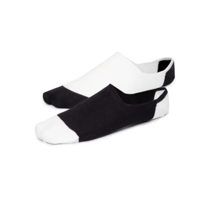 Kit De 2 Pares Meias Masculinas Pézinho - Branco