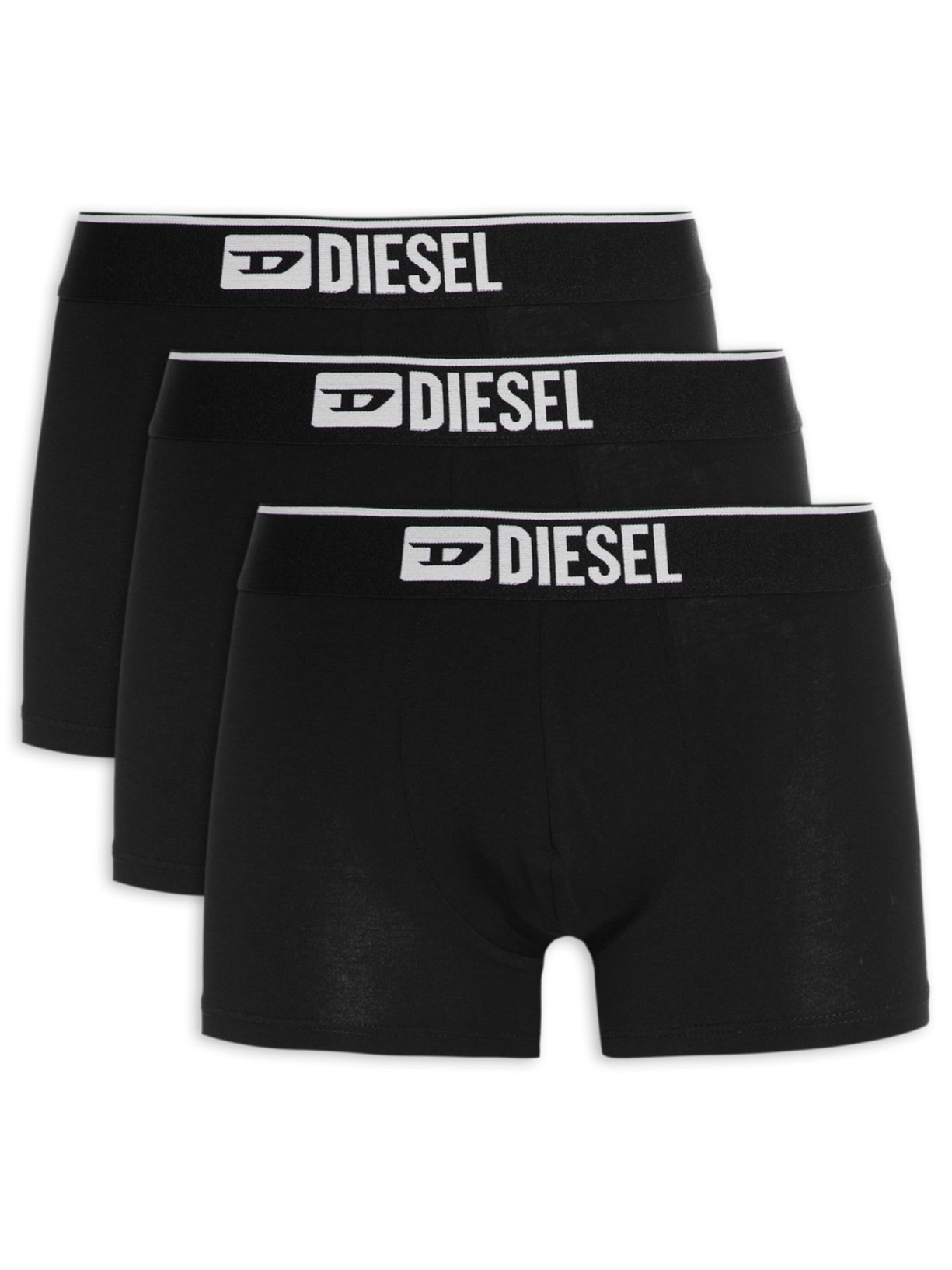 Kit De 3 Cueca Boxer Preto Diesel