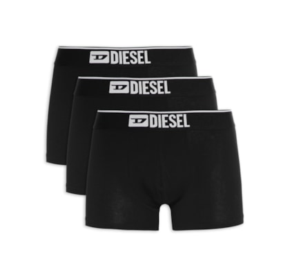 Kit De 3 Cueca Boxer - Preto