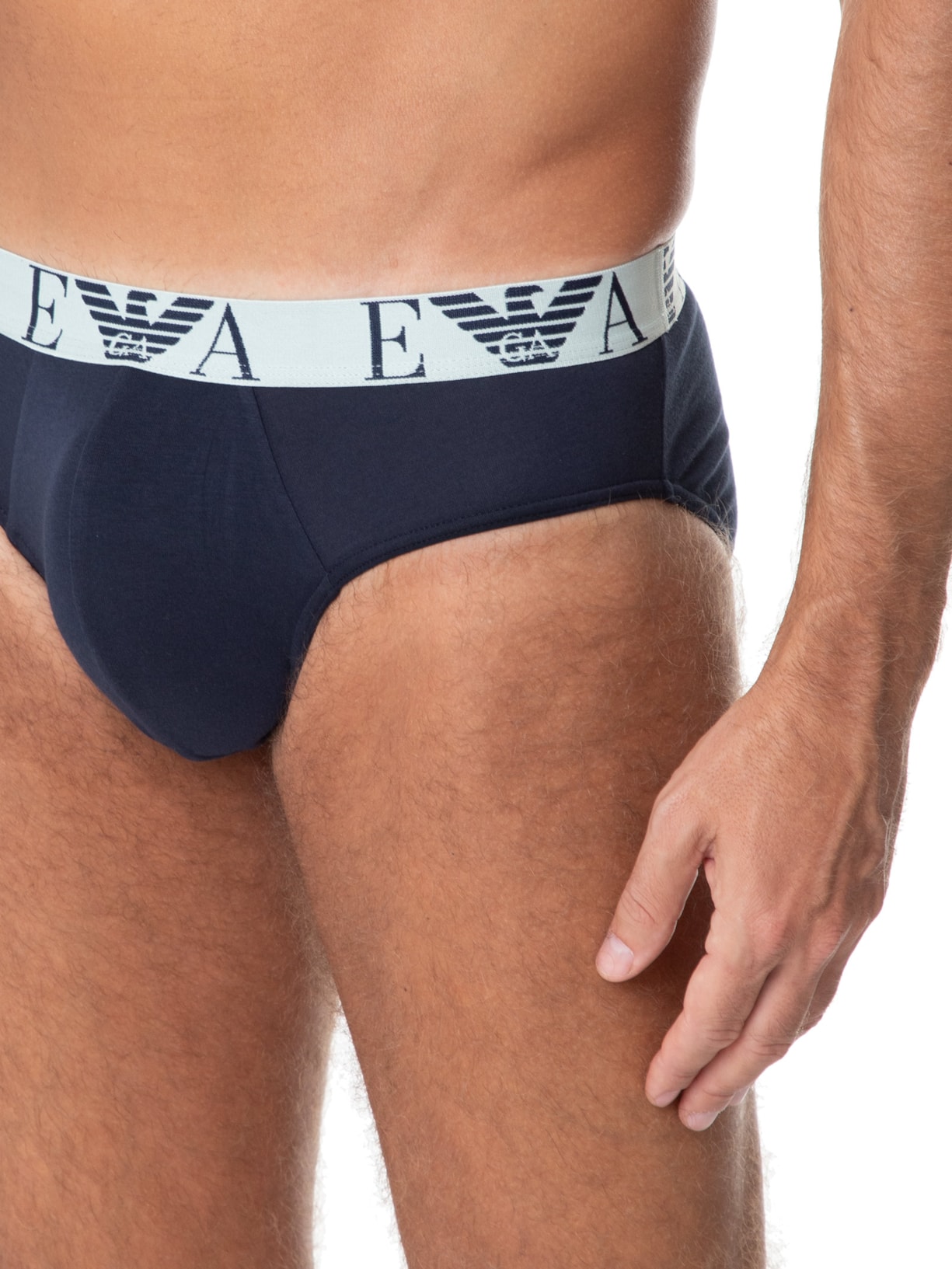 Kit De 3 Cuecas Emporio Armani Bodywear