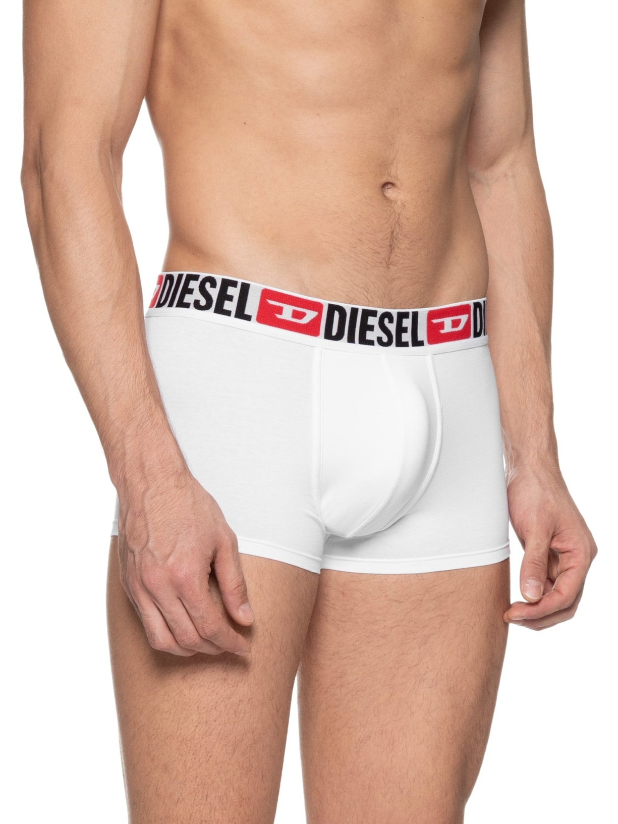 Kit De 3 Cuecas Boxer Branco Diesel
