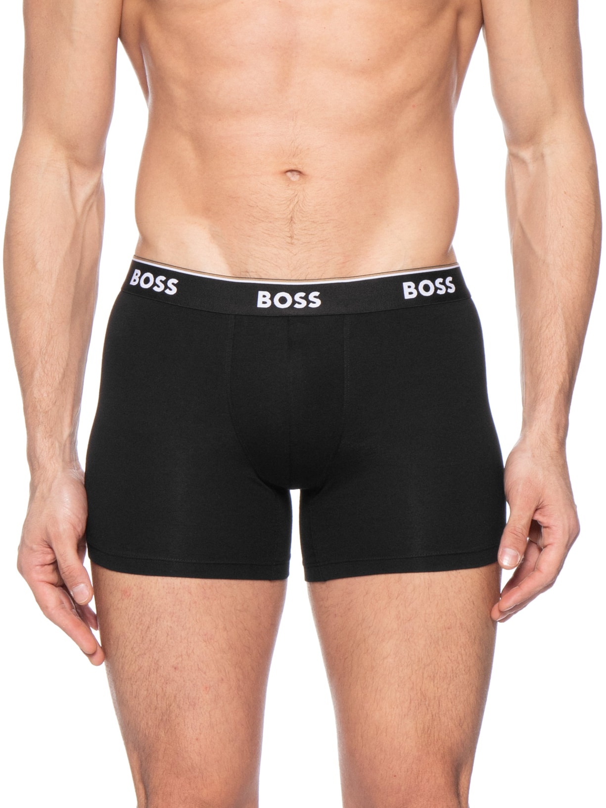 Kit De 3 Cuecas Boxer Power Cinza Boss