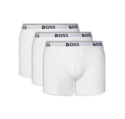 Kit De 3 Cuecas Boxerbr Power - Branco