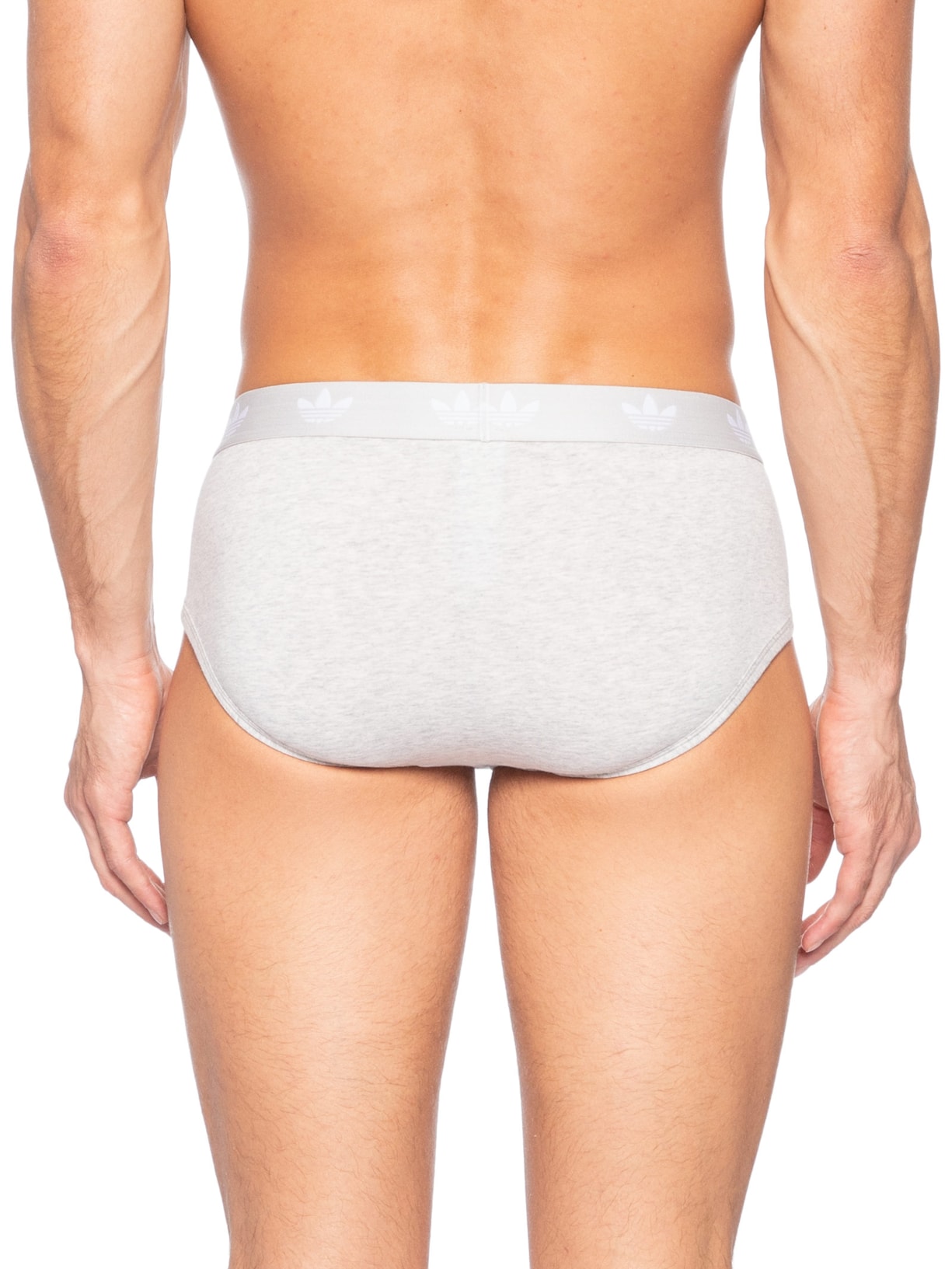 Kit De 3 Cuecas Brief Comfort Flex Cotton Preto Adidas Originals Underwear