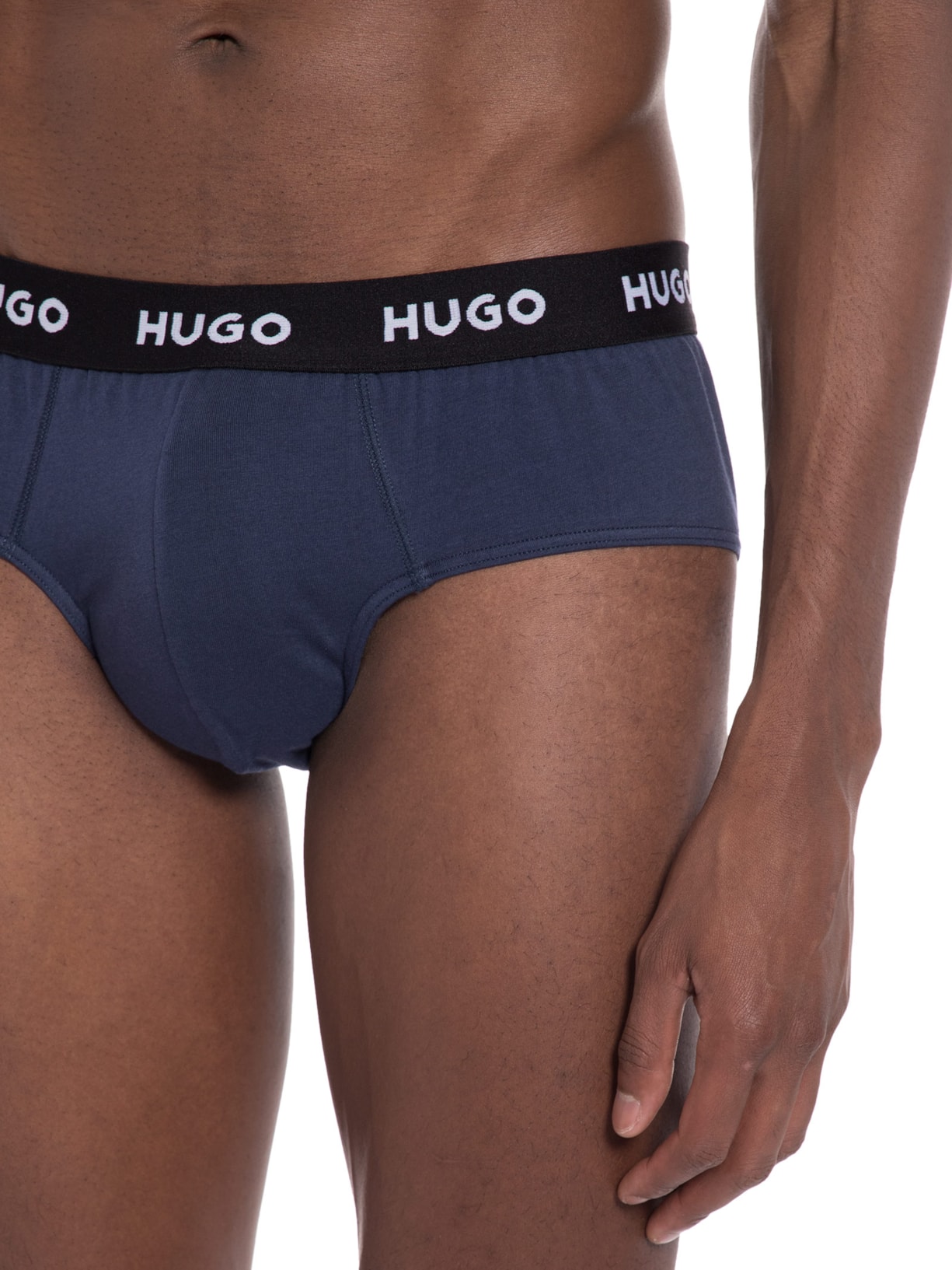 Kit De 3 Cuecas Hipbrief Tripletpack Azul Hugo