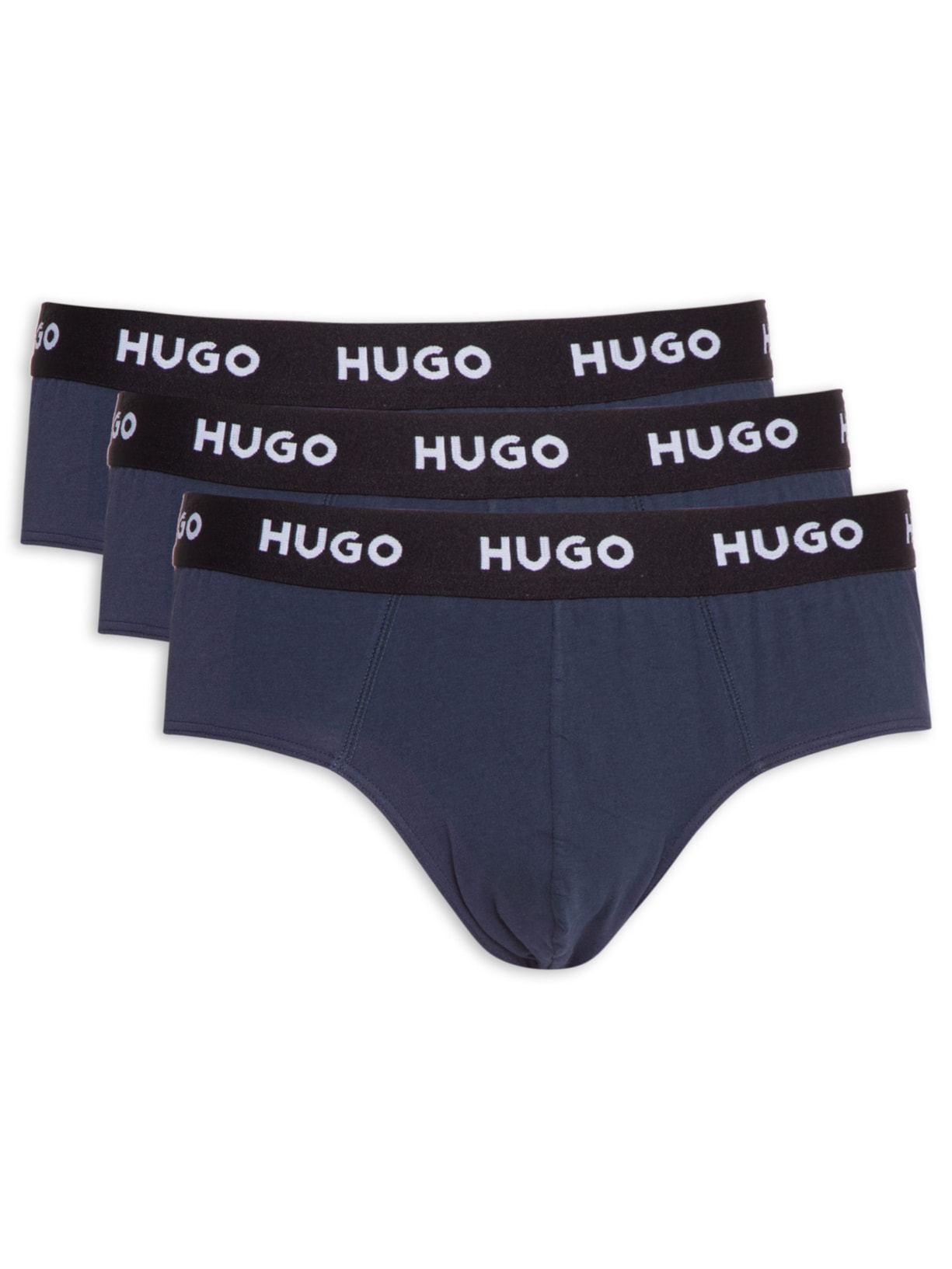 Kit De 3 Cuecas Hipbrief Tripletpack Azul Hugo
